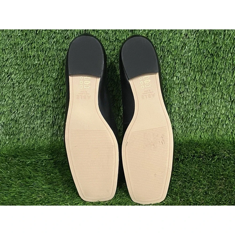 Able Local + Global 9.5 Women's Black Loafer Driving Shoes Business Brazil Nice!